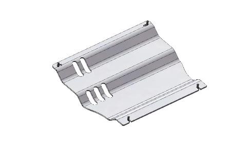 Sump Skid plate for vehicles W/hidden winch mount Al.L200 Triton