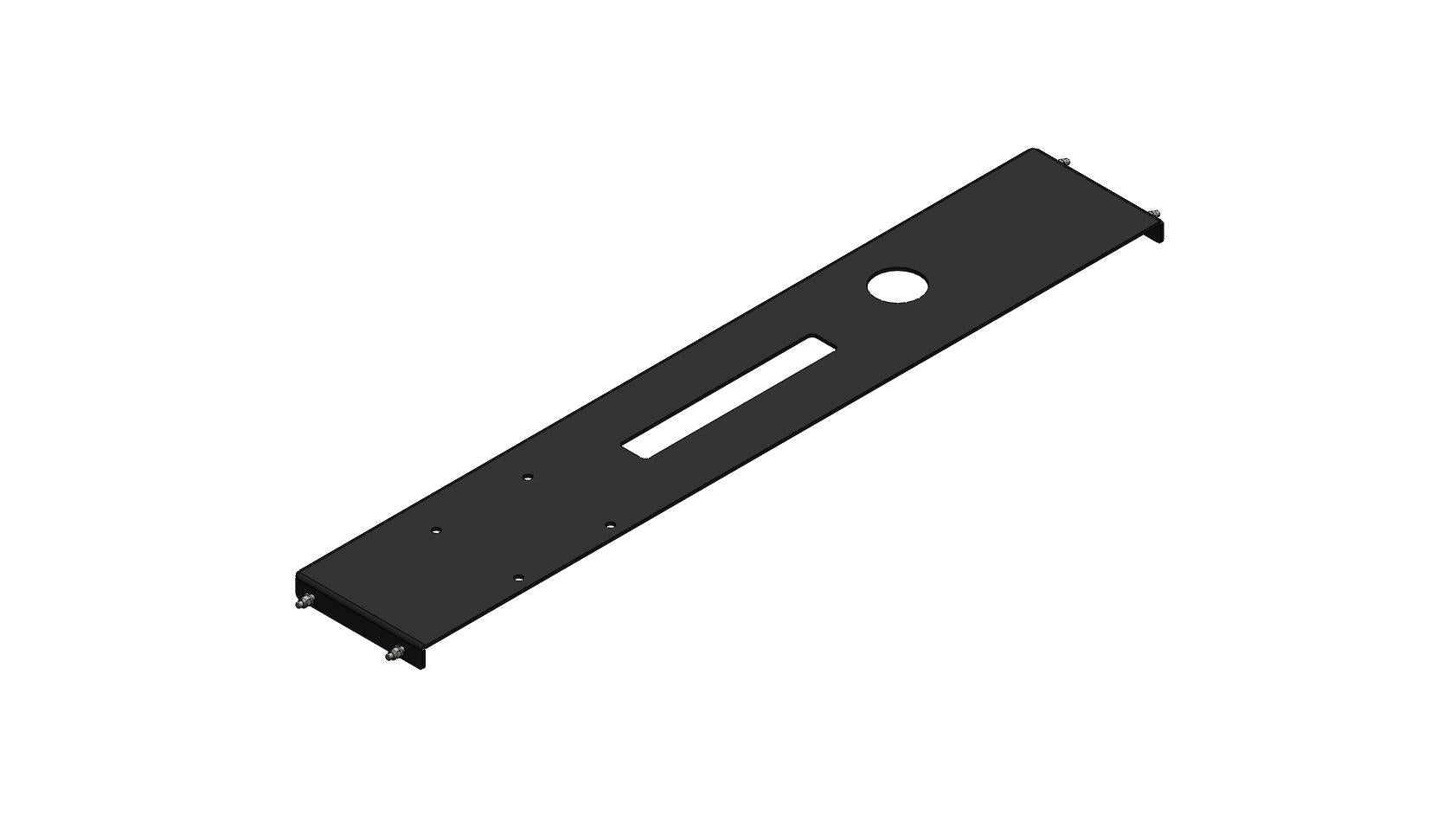 Cover for winch base for front bumper Toyota LC HZJ76/78/79