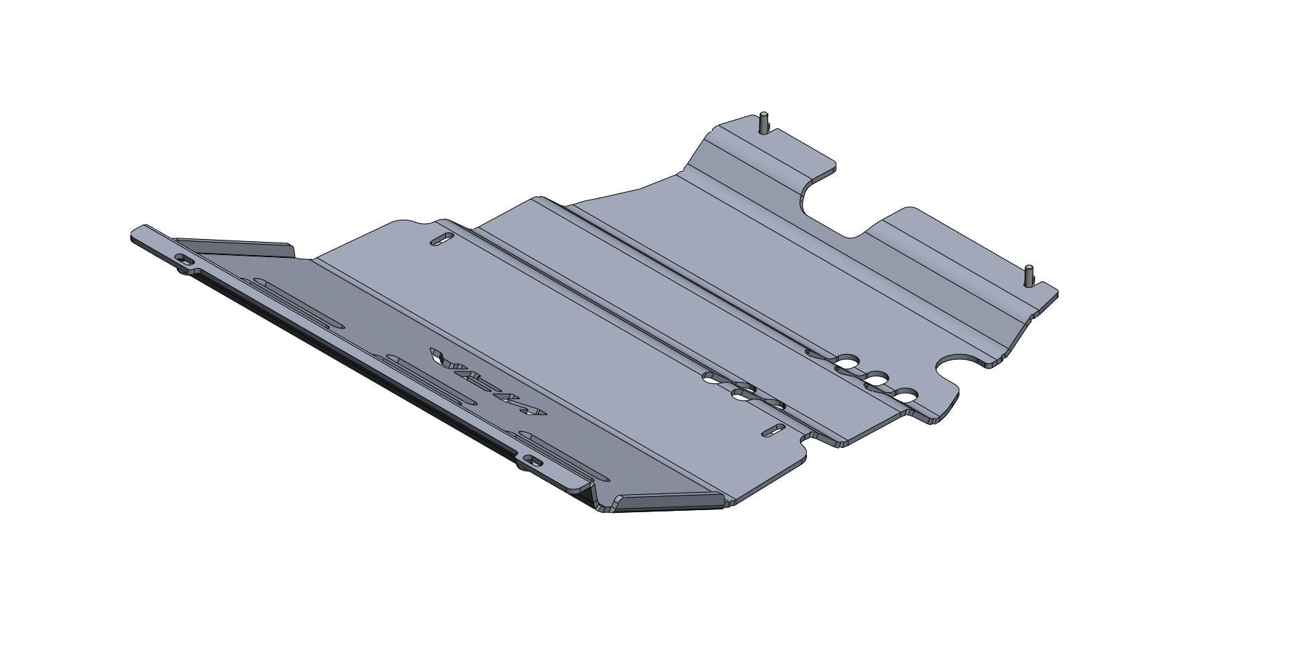 Sump guard Al. Mitsubishi L200 Triton 2015