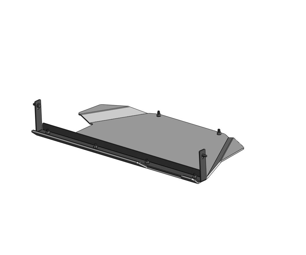 Underbody skid plate transfer box Al. L200 DID Triton