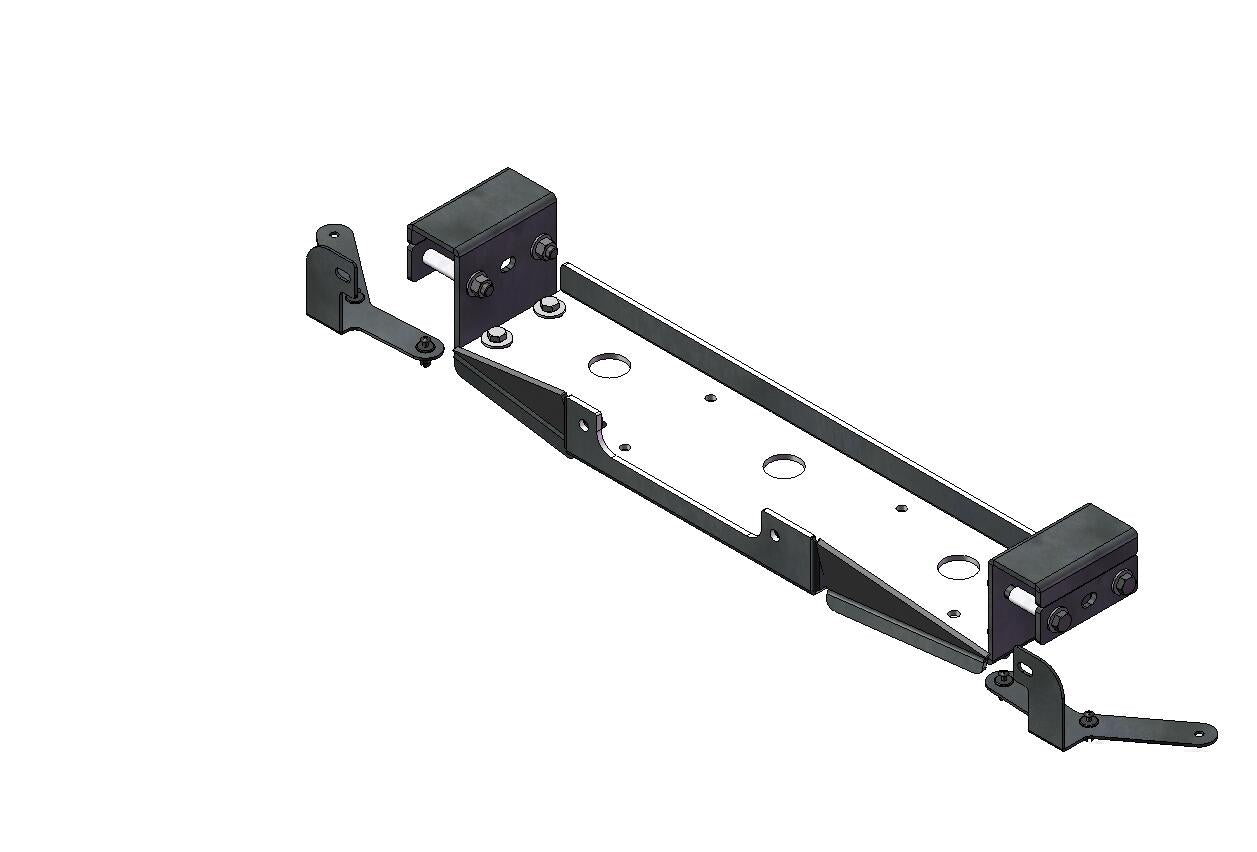 Hidden winch mount plate for Original bumper  Toyota Hilux KUN25/26