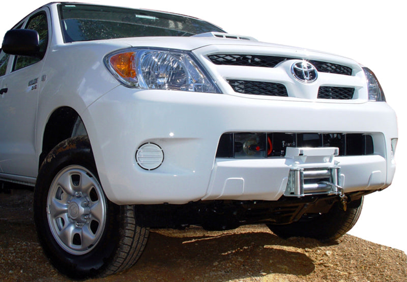 Hidden winch mount plate for Original bumper  Toyota Hilux KUN25/26