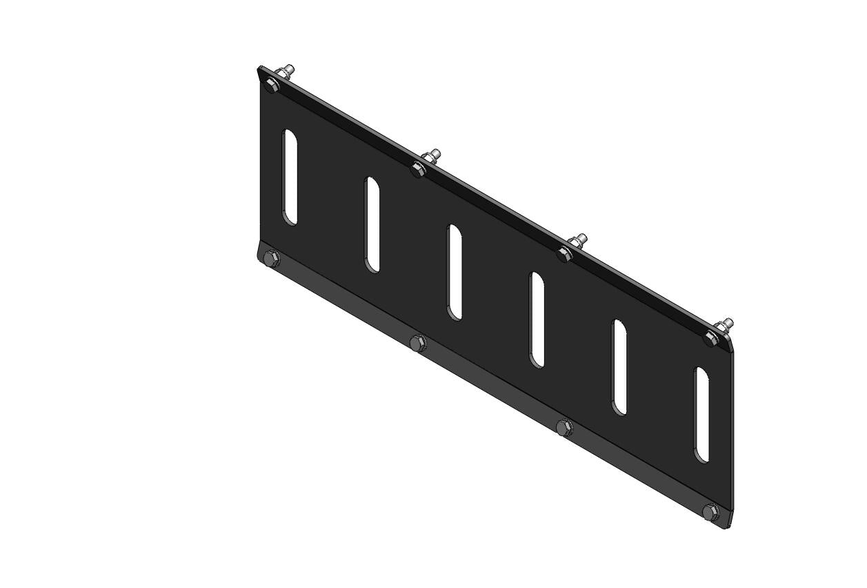Underbody skid plate for front winch bumper ZN LR Discovery TD5