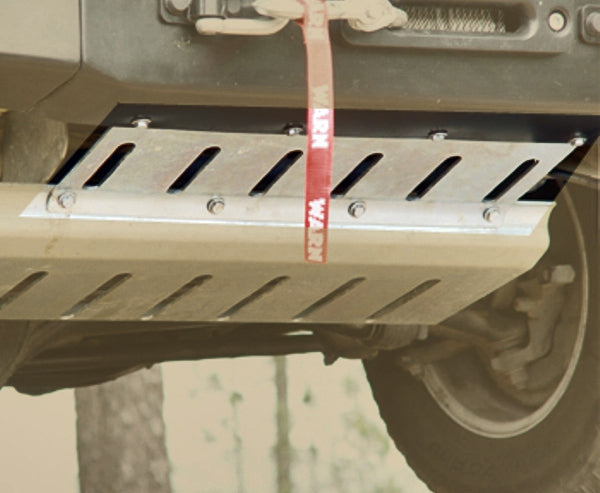 Underbody skid plate for front winch bumper ZN LR Discovery TD5