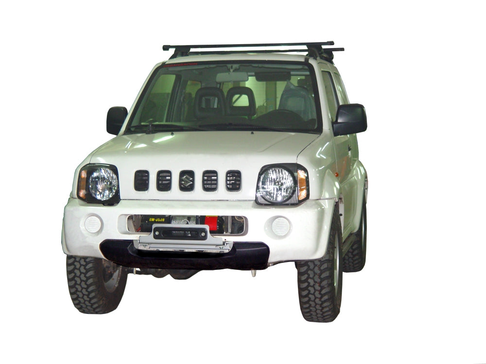 Hidden winch mount plate OEM bumper Jimny Petrol