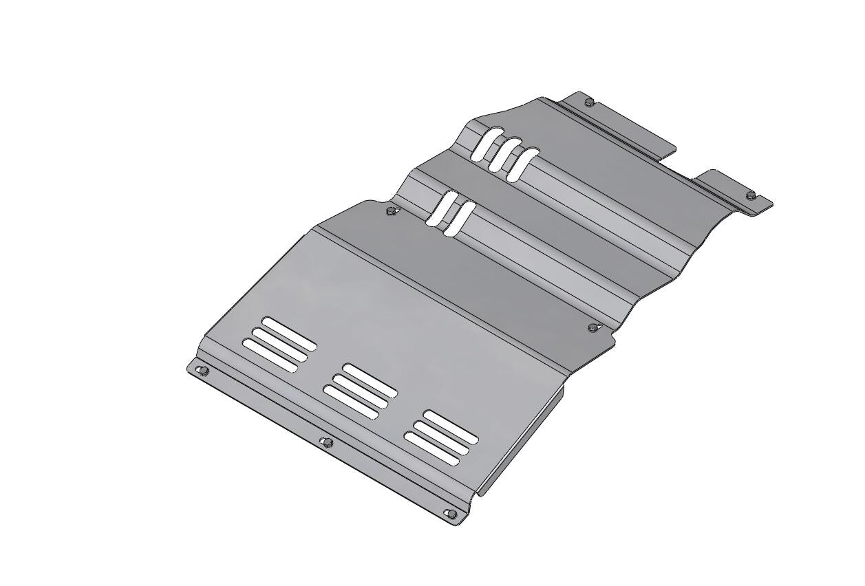 Underbody skid plate sump black p.c.steel L200 DID Triton
