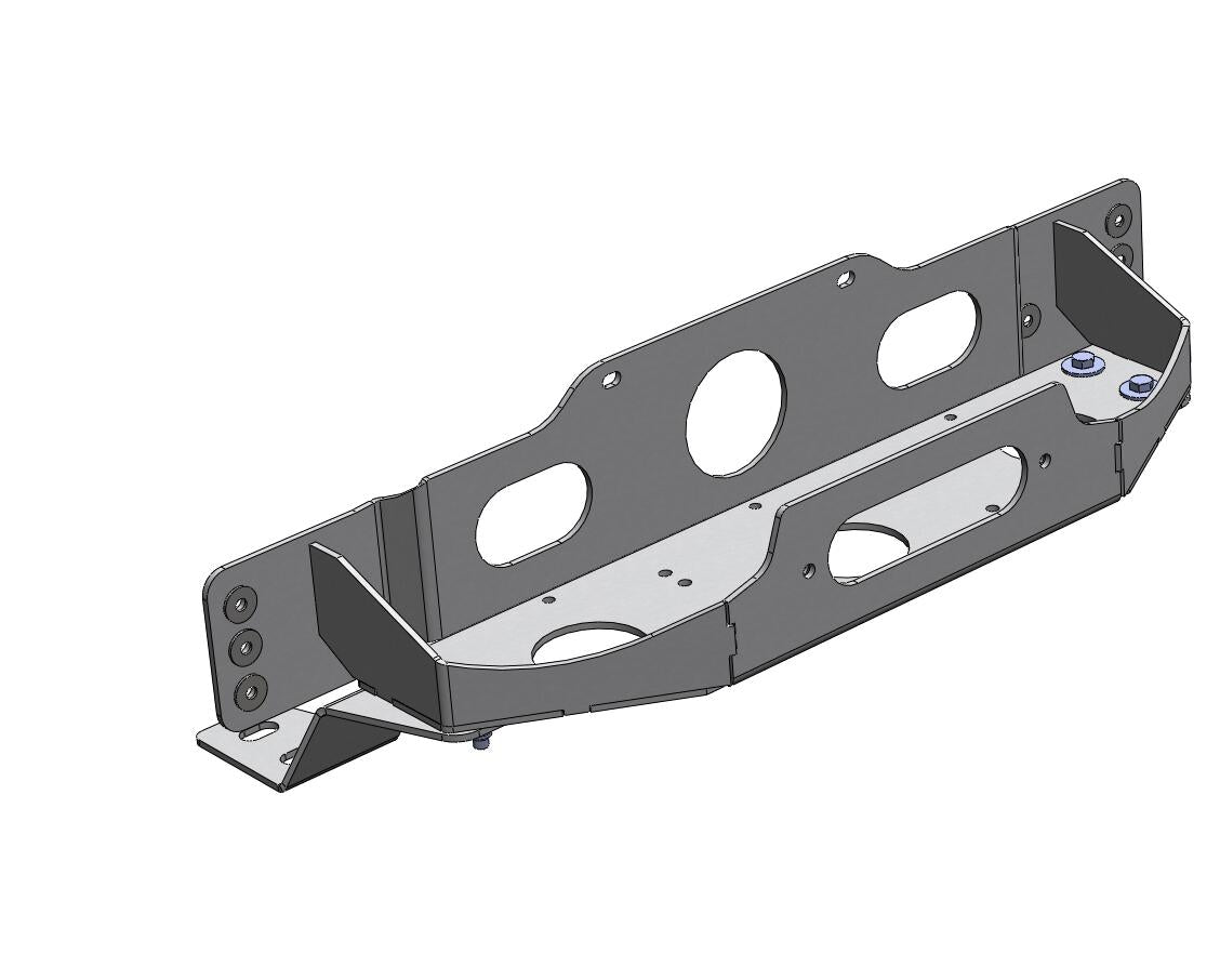 Winch Mount Plate for original bumper Toyota LC 200