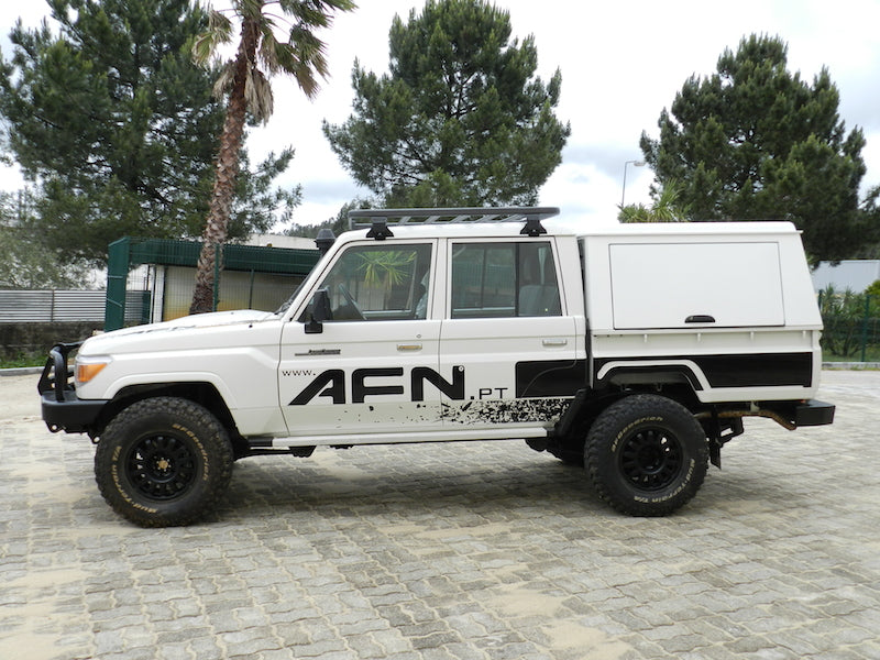Aluminium Cannopy - side doors Toyota LC HZJ79 DC