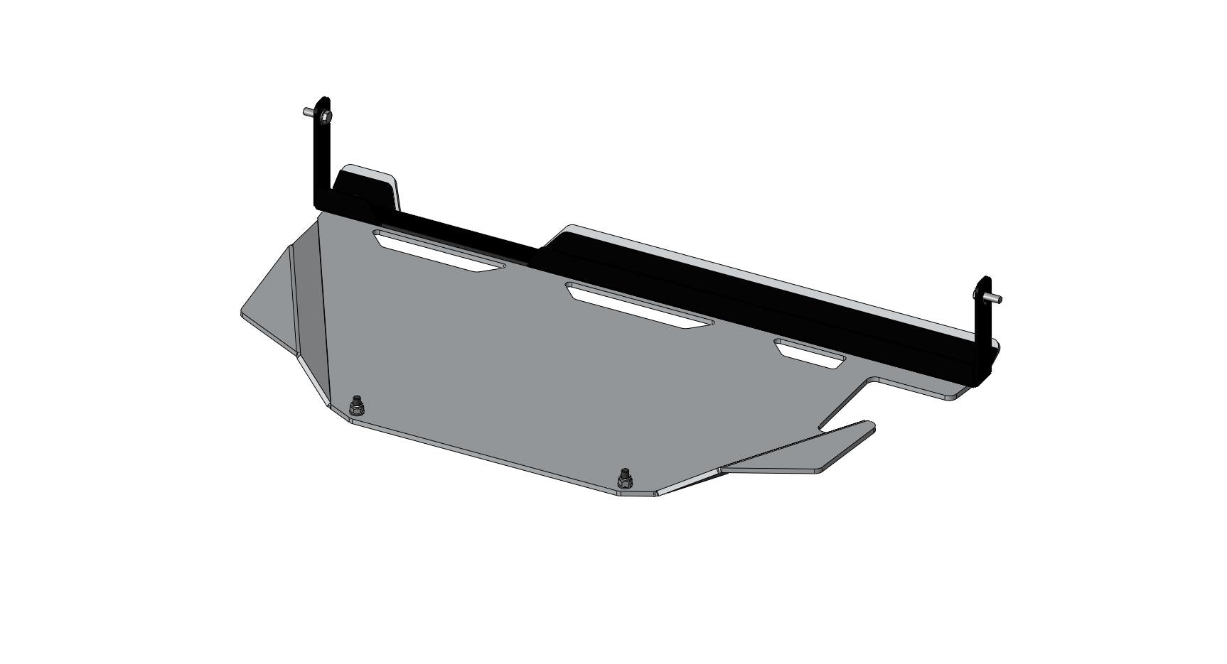 Underbody skid plate  transfer box Al. L200 DID Triton 2010