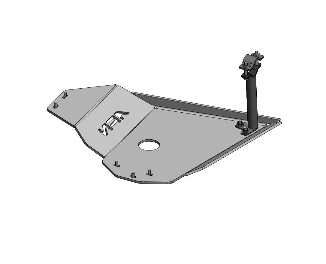 Transfer box protection Al. Toyota LC HZJ76/78/79