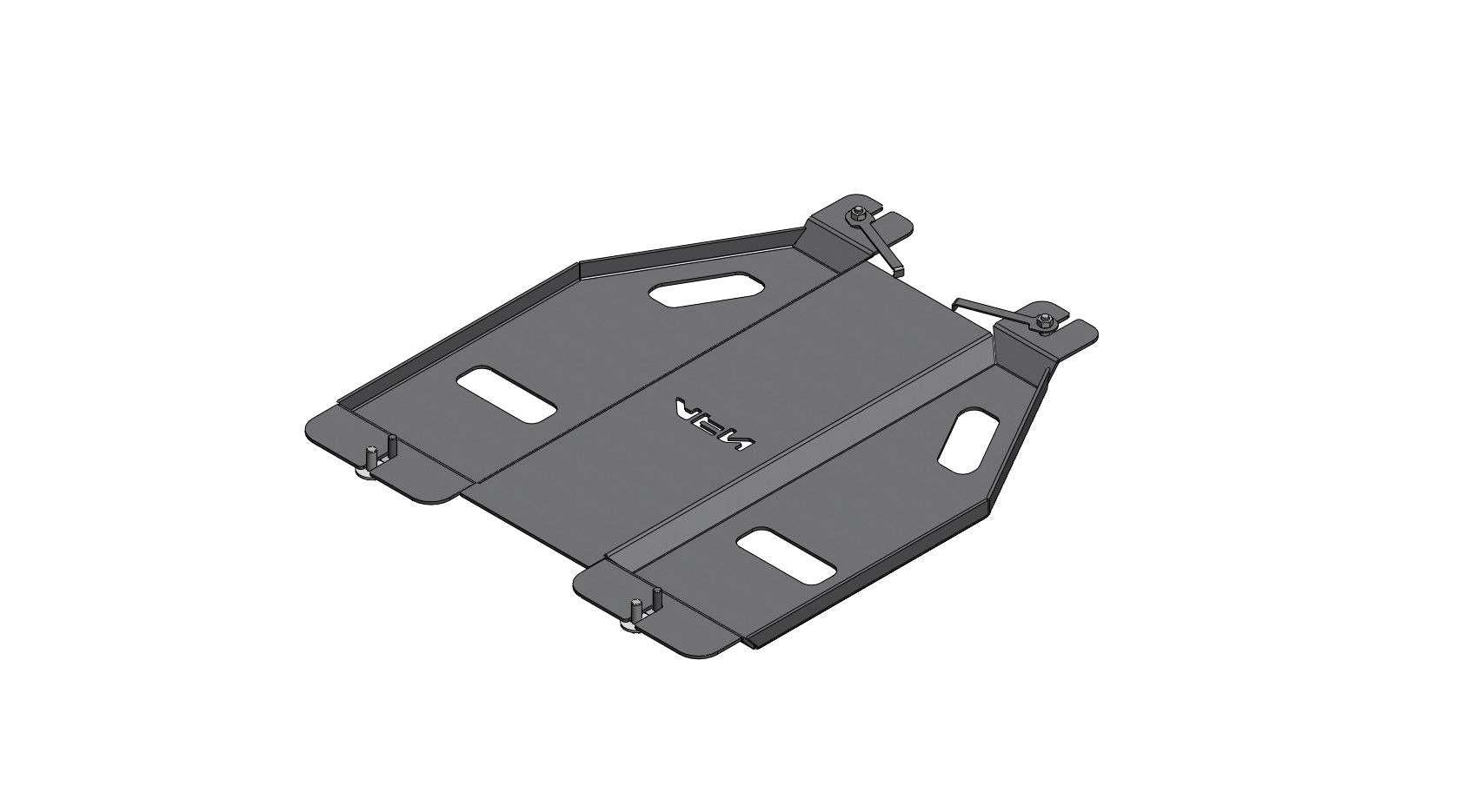 Gear box skid plate steel D-Max DC - 2nd