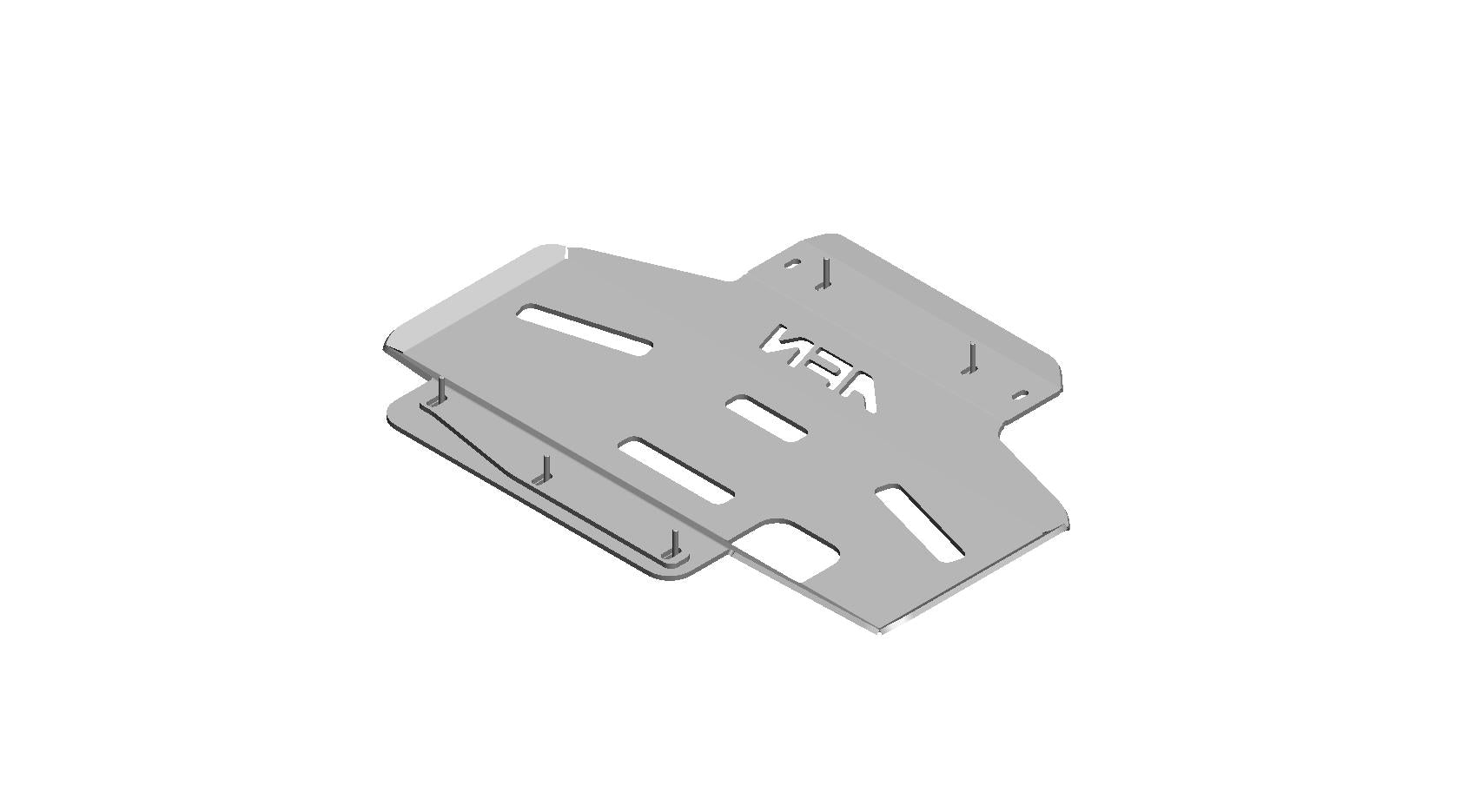 Sump skid plate Al. Mercedes X/Navara NP300