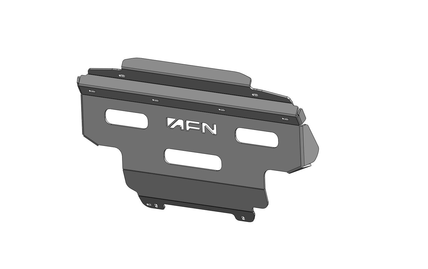 Intercooler skid plate - Al. Mercedes X/Navara NP300